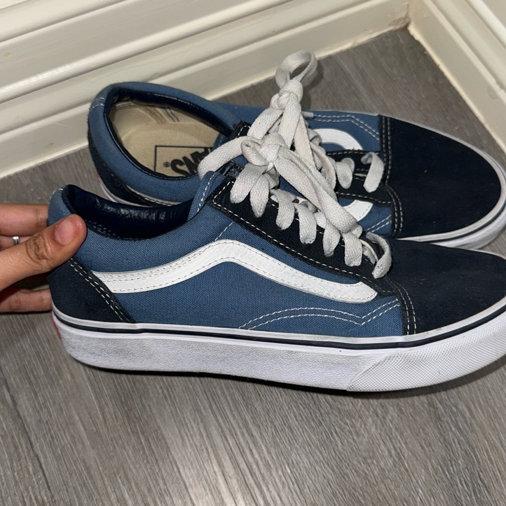 Old School Vans Black & Blue